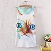 New 2016 Fashion Summer Women T-shirt Casual Tops Watercolor Horse Prints T-shirt Loose Women T Shirt Women's Clothing